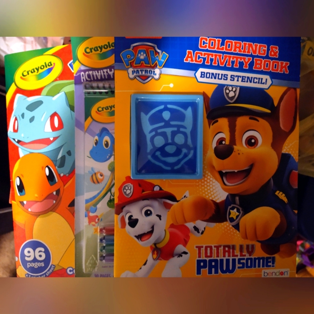 New - Paw Patrol Coloring and Activity Bundle